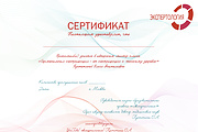 Дизайн сертификата 8 - kwork.ru